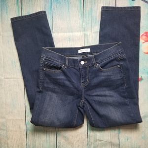 White House Black Market  Noir jeans size 2